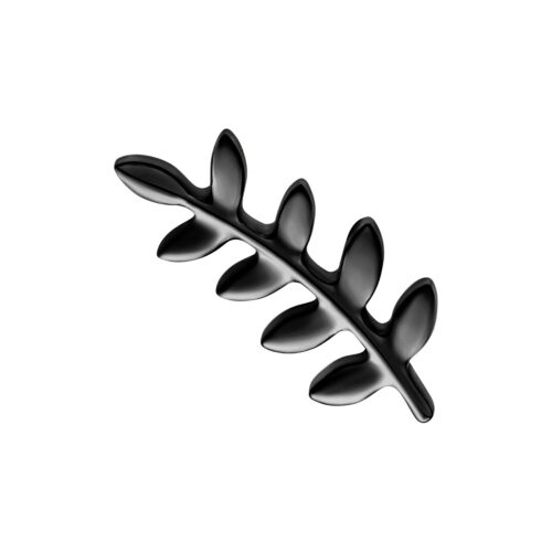 Push Fit Leaf Attachment - Black Metal