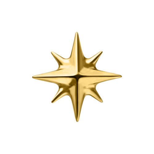 Push Fit Star Attachment - Golden Metal
