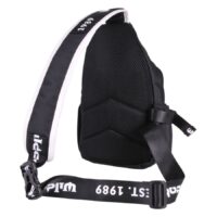 Schwarze Wildcat Tattoo Artist Tasche mit verstellbarem Gurt und Logo-Aufdruck