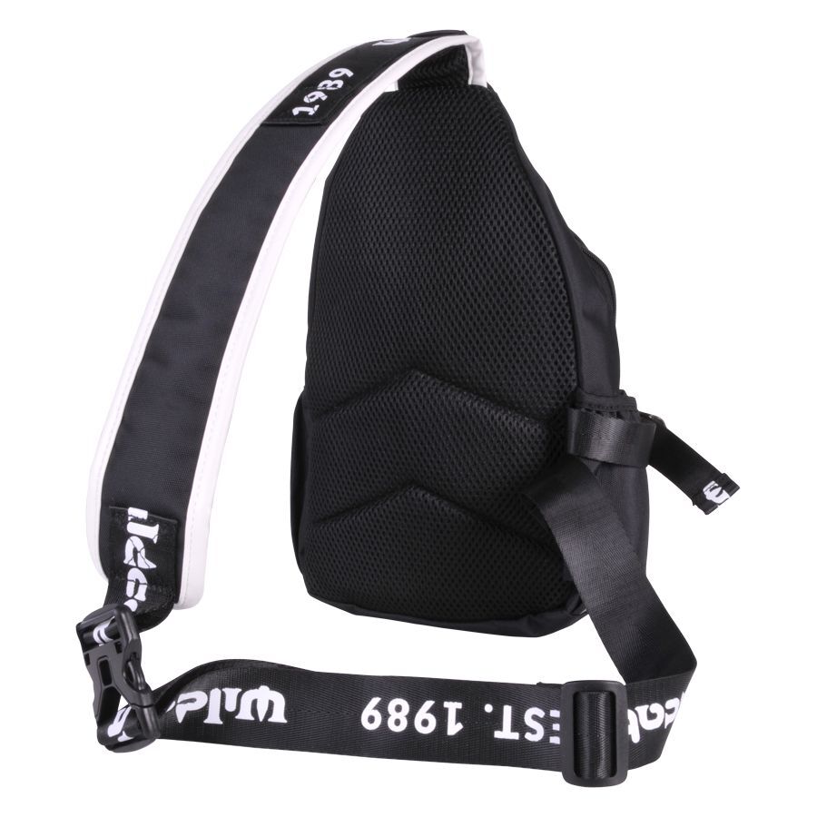 Schwarze Wildcat Tattoo Artist Tasche mit verstellbarem Gurt und Logo-Aufdruck