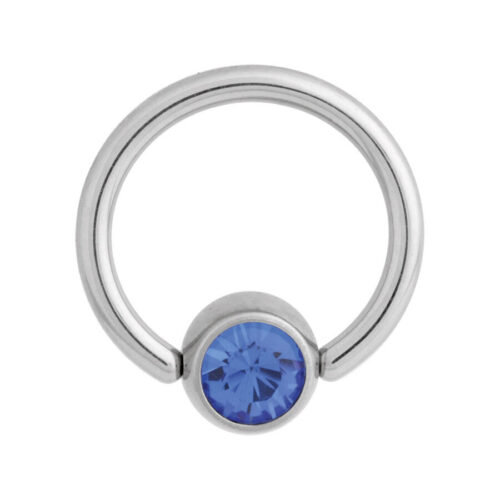 Flat Back Jewelled Clip in Ring