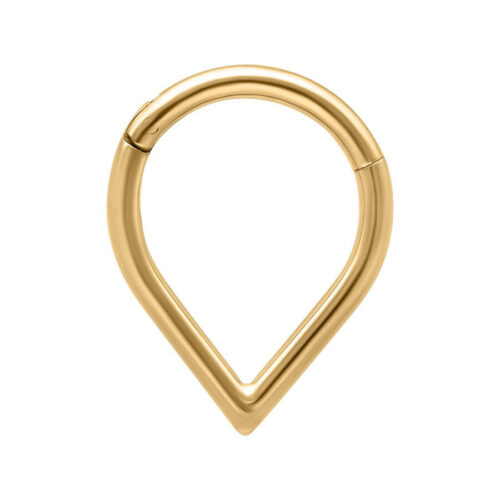 Teardrop Clicker - Golden Metal