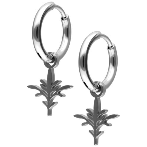Mini Branch Hoops Pair