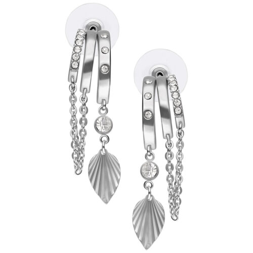 Riffled Leaf Statement Earstuds
