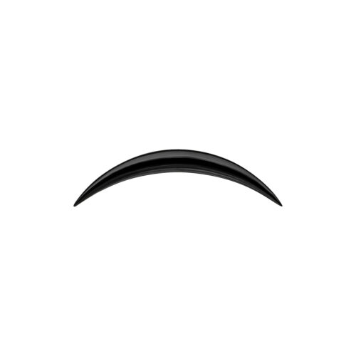 Push Fit Oval Opal Attachment - Black Metal